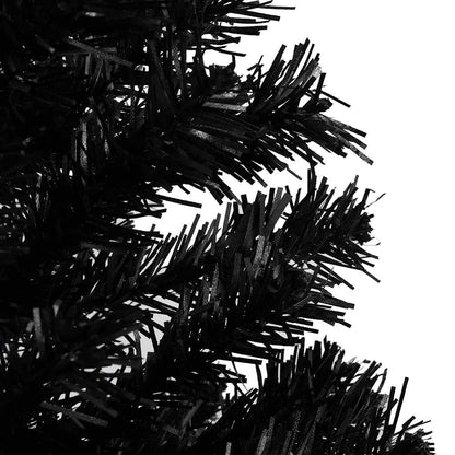 Artificial Christmas Tree Black PVC Medium