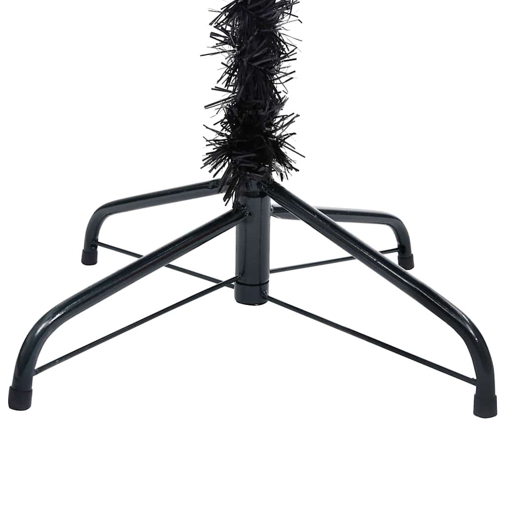Artificial Christmas Tree Black PVC Medium