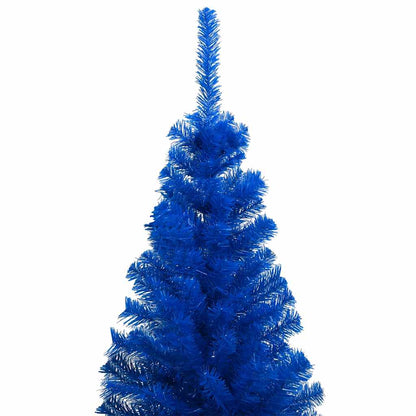 Artificial Christmas Tree Blue PVC, steel, plastic 47.2 in