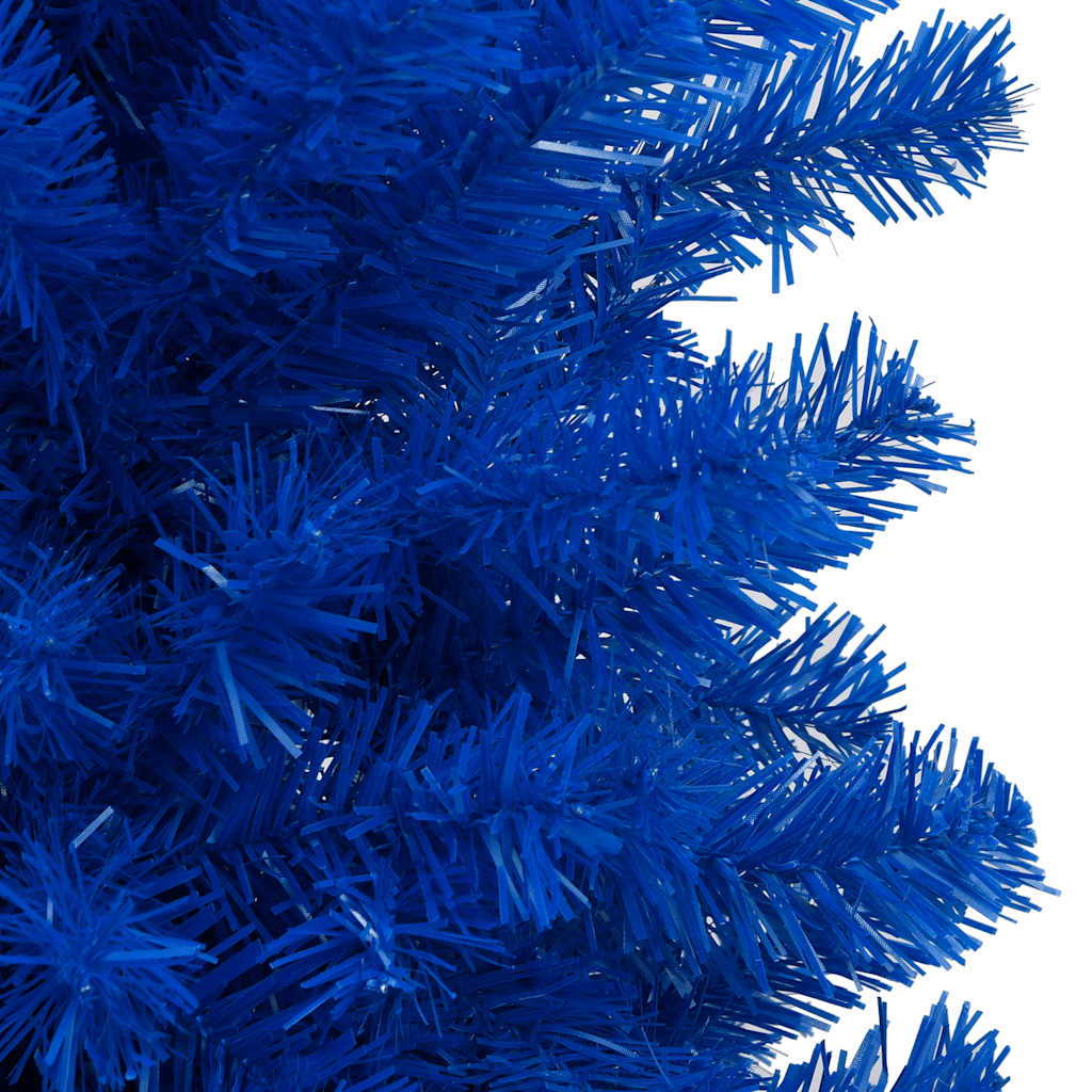 Artificial Christmas Tree Blue PVC, steel, plastic 47.2 in