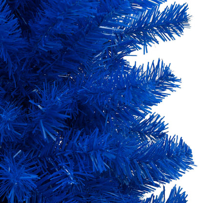 Artificial Christmas Tree Blue PVC, steel, plastic 47.2 in