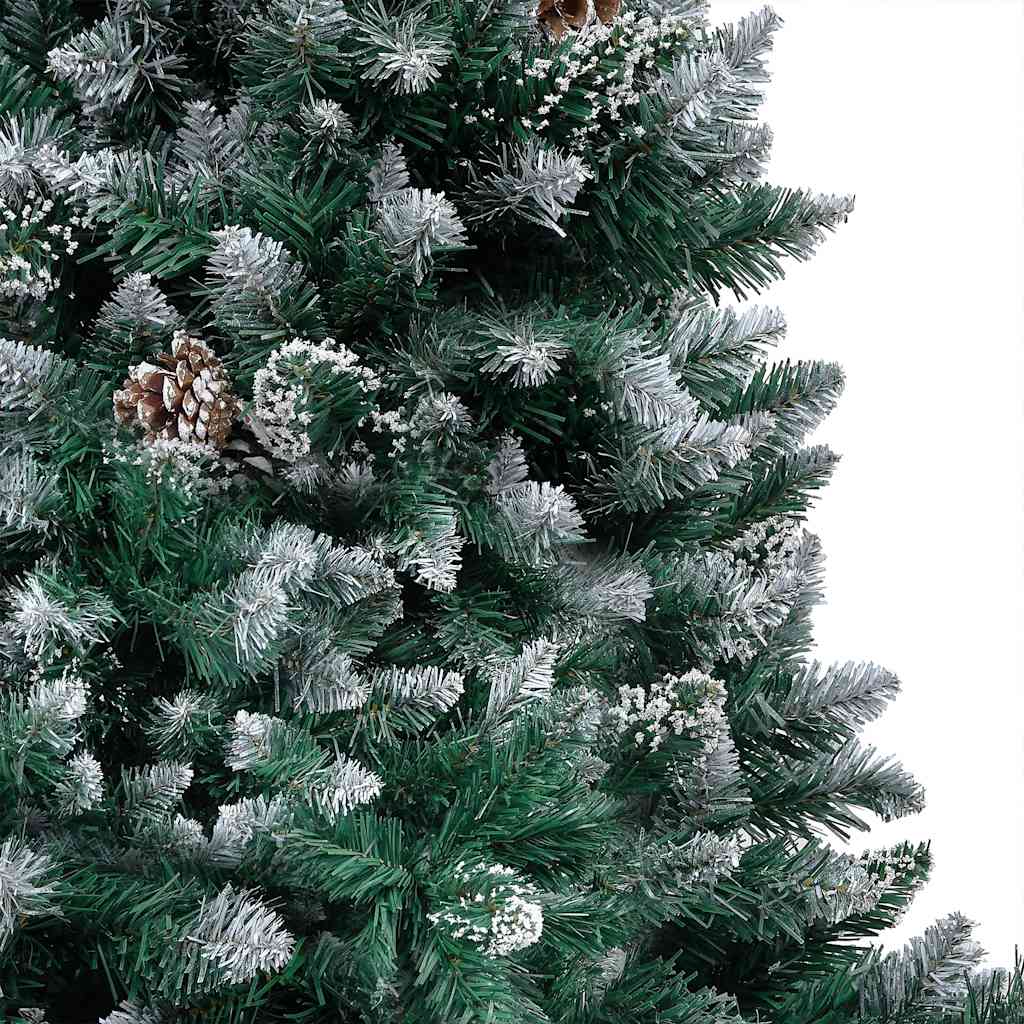 Artificial Christmas Tree with LEDs&Ball Set&Pinecones 94.5"