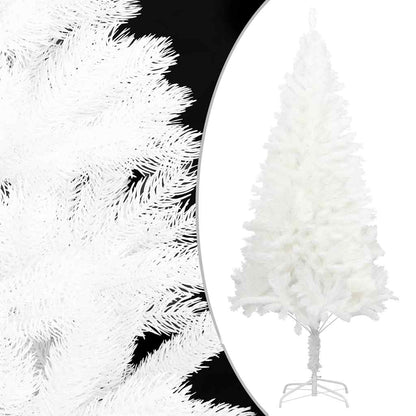 Artificial Pre-lit Christmas Tree with Ball Set White 94.5"