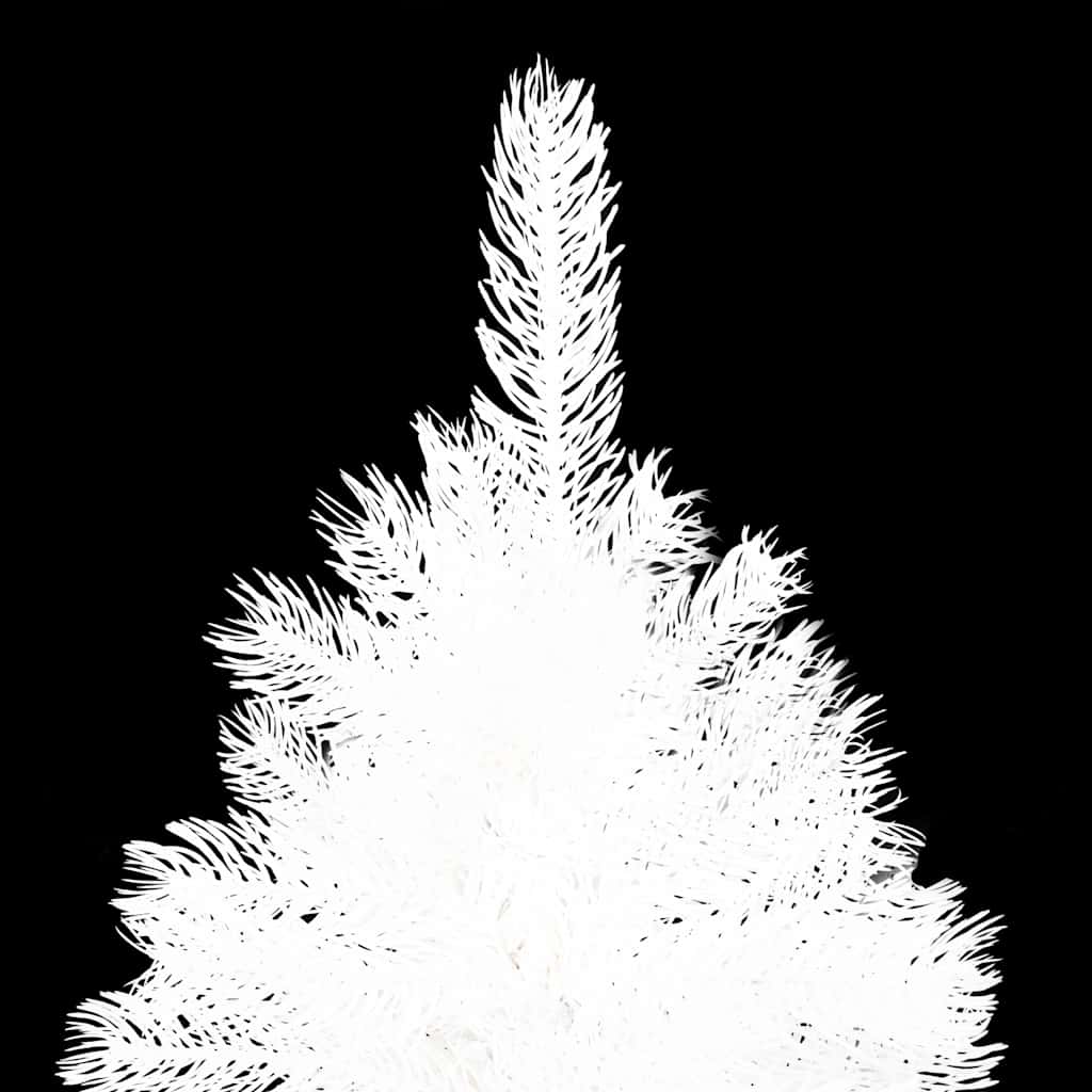 Artificial Pre-lit Christmas Tree with Ball Set White 94.5"