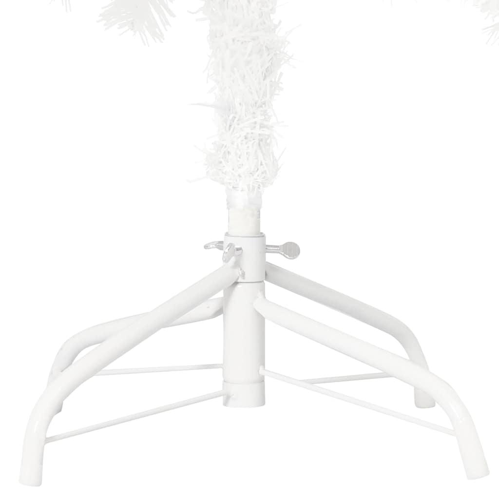 Artificial Pre-lit Christmas Tree with Ball Set White 94.5"
