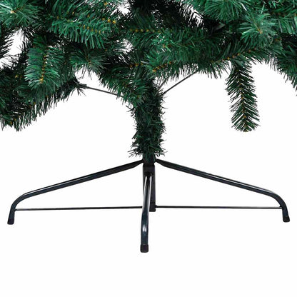 Artificial Half Pre-lit Christmas Tree with Ball Set Green 59.1"
