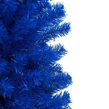Artificial Christmas Tree Blue PVC Medium Decorative Inlays