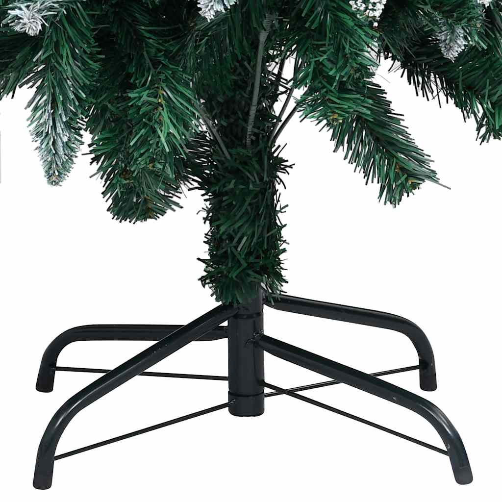 Artificial Christmas Tree with LEDs&Ball Set&Pine Cones 82.7"