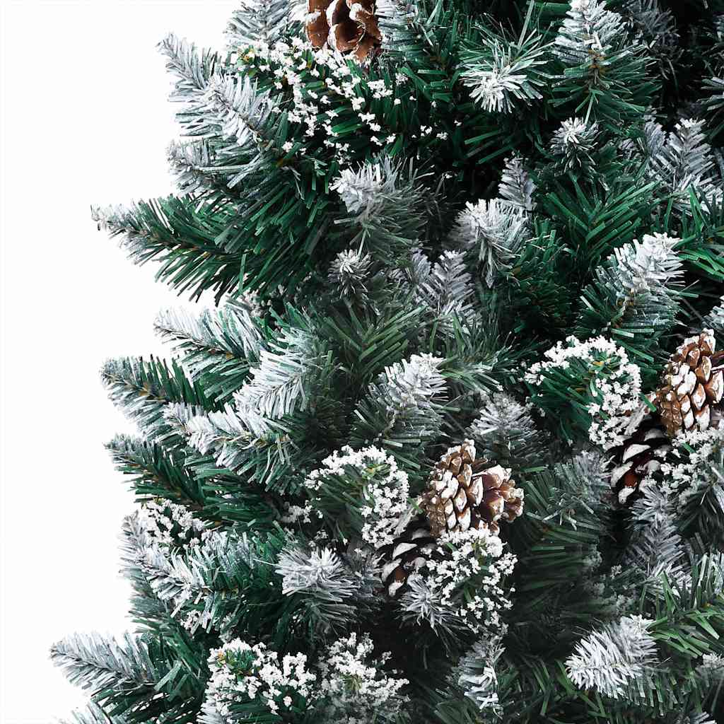 Artificial Christmas Tree with LEDs&Ball Set&Pine Cones 94.5"