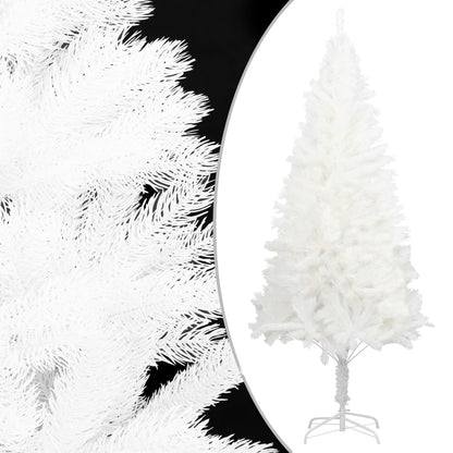 Artificial Pre-lit Christmas Tree with Ball Set White 94.5"