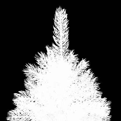Artificial Pre-lit Christmas Tree with Ball Set White 94.5"