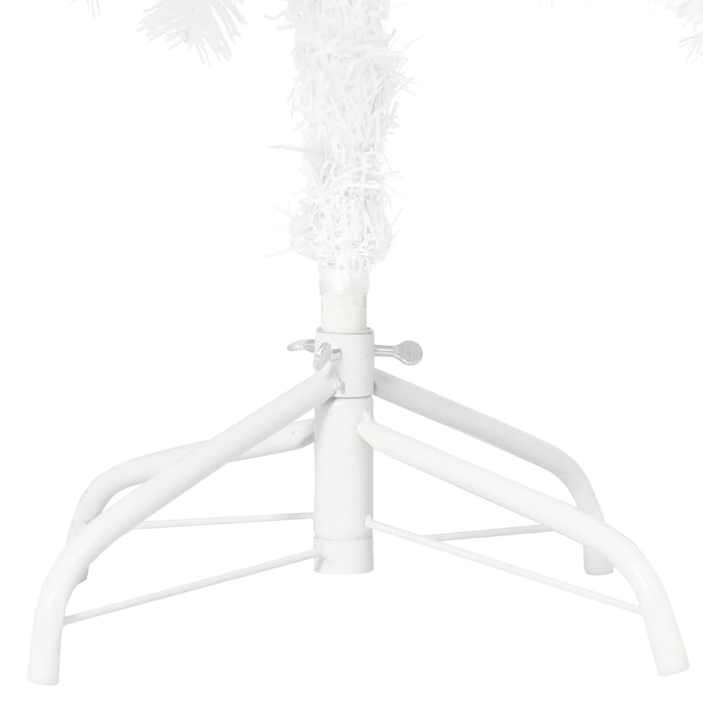 Artificial Pre-lit Christmas Tree with Ball Set White 94.5"