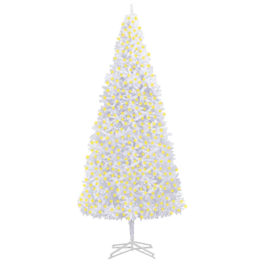 Artificial Pre-lit Christmas Tree 196.9" White