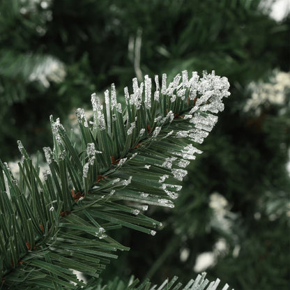 Christmas Tree Green and White PVC Large Ornaments