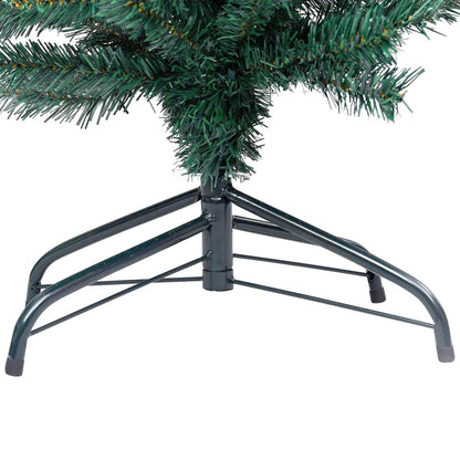 Artificial Christmas Tree Green PVC Slim Cone-shaped