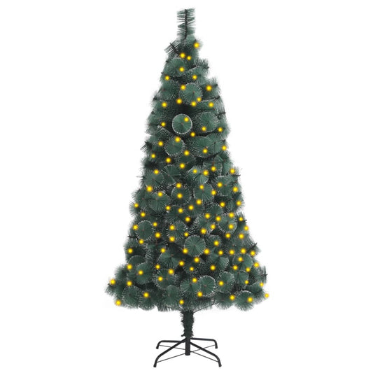 Artificial Christmas Tree Green with white tips PET, steel