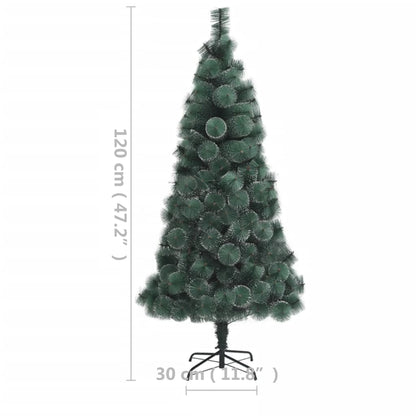 Artificial Christmas Tree Green with white tips PET, steel