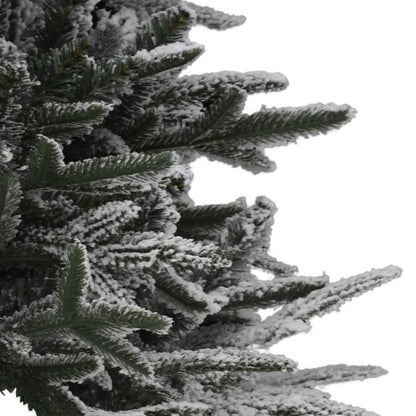 Artificial Christmas Tree Green with White Snow Flock
