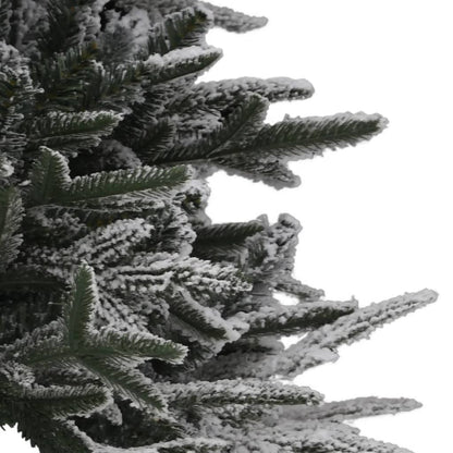 Artificial Christmas Tree Green with flocked white snow