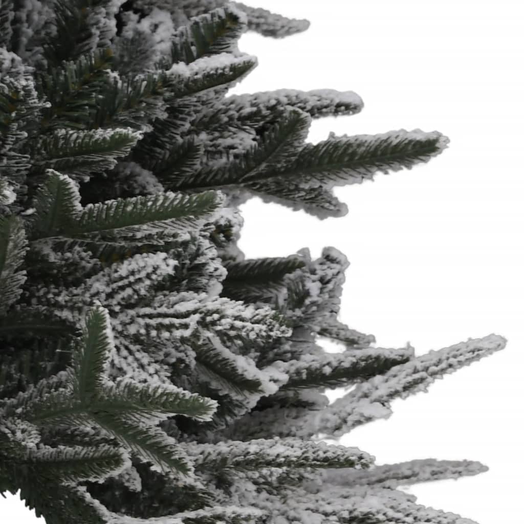 Artificial Christmas Tree Green, White PVC, PE, Steel Large