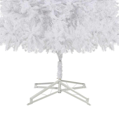 Artificial Pre-lit Christmas Tree with Ball Set 196.9" White