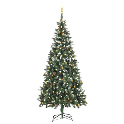 Christmas Tree Green and White PVC, Iron, Plastic Large