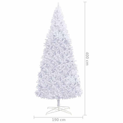Artificial Pre-lit Christmas Tree with Ball Set LEDs 157.5" White