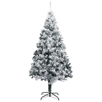 Artificial Pre-lit Christmas Tree with Ball Set Green 82.7" PVC