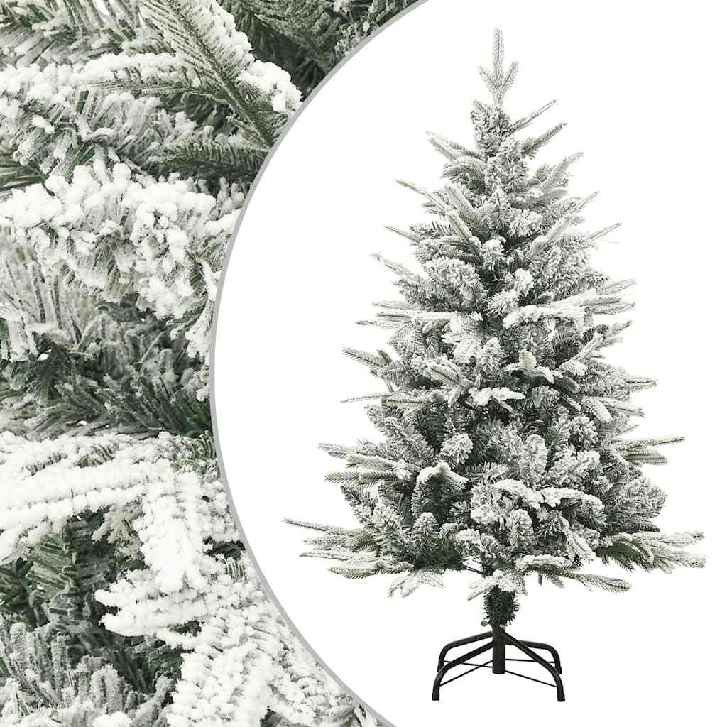 Artificial Christmas Tree Green, white PVC, PE, Steel Medium