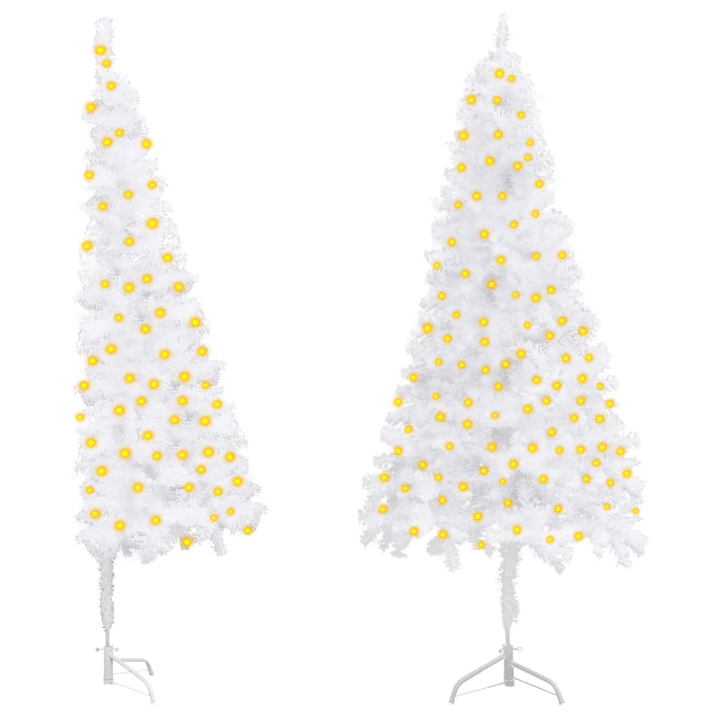 Artificial Christmas Tree White PVC, steel Medium