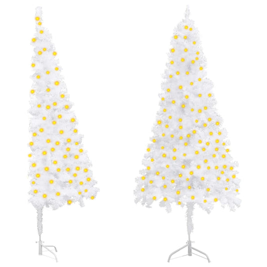 Artificial Christmas Tree White PVC, steel Medium