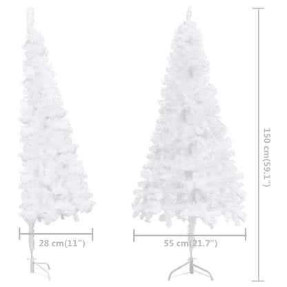 Artificial Christmas Tree White PVC, steel Medium