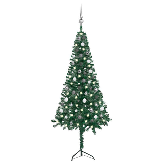 Artificial Christmas Tree Green PVC, Steel 5.9 ft tall