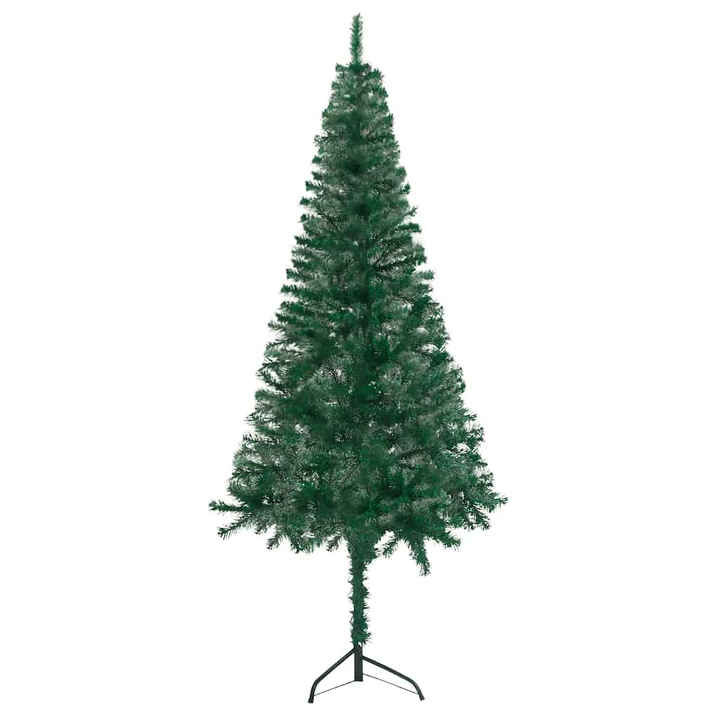Artificial Christmas Tree Green PVC 82.7 in Decorative Inlays
