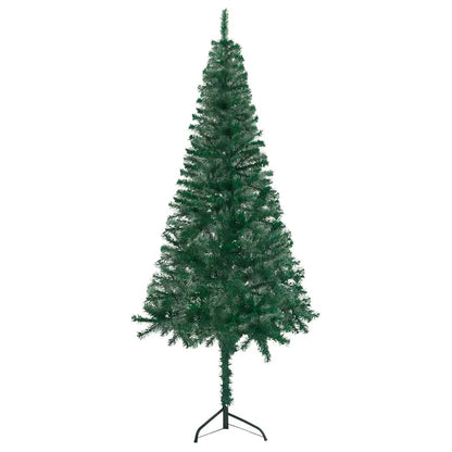 Artificial Christmas Tree Green PVC 82.7 in Decorative Inlays