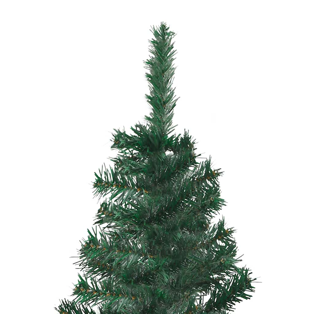Artificial Christmas Tree Green PVC 82.7 in Decorative Inlays