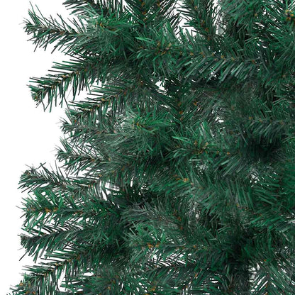 Artificial Christmas Tree Green PVC 82.7 in Decorative Inlays