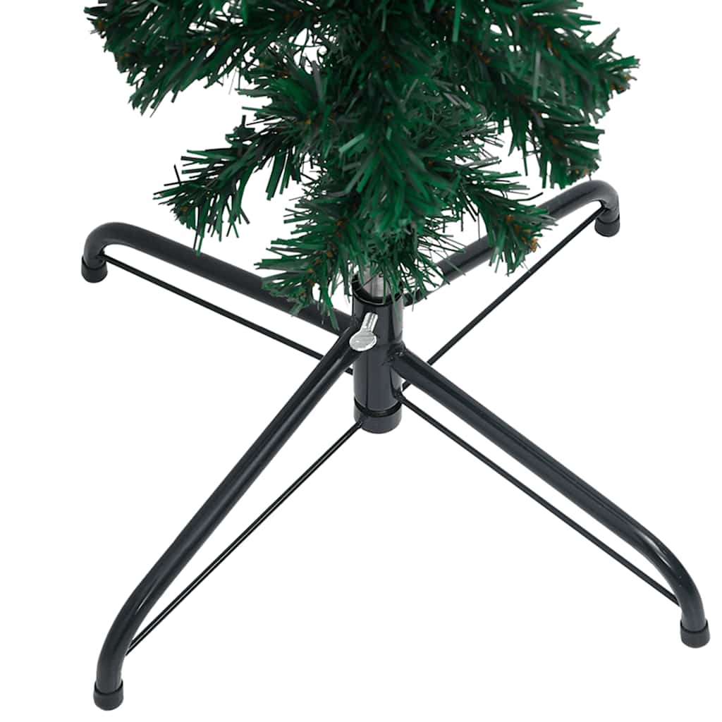 Upside-down Artificial Pre-lit Christmas Tree with Ball Set 82.7"