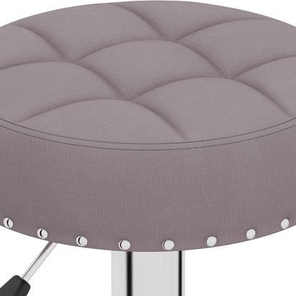 Bar Stool Set of 2 Taupe