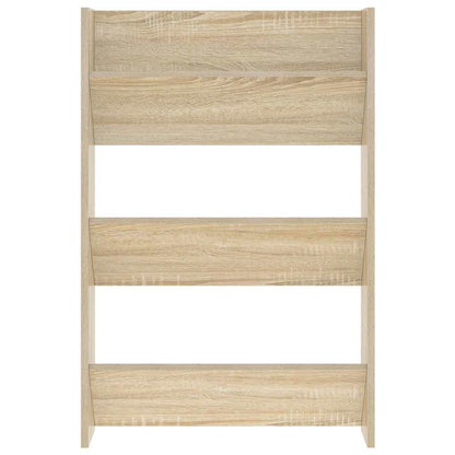 Wall Shoe Cabinets 2 pcs Sonoma Oak 23.6"x7.1"x35.4" Engineered Wood