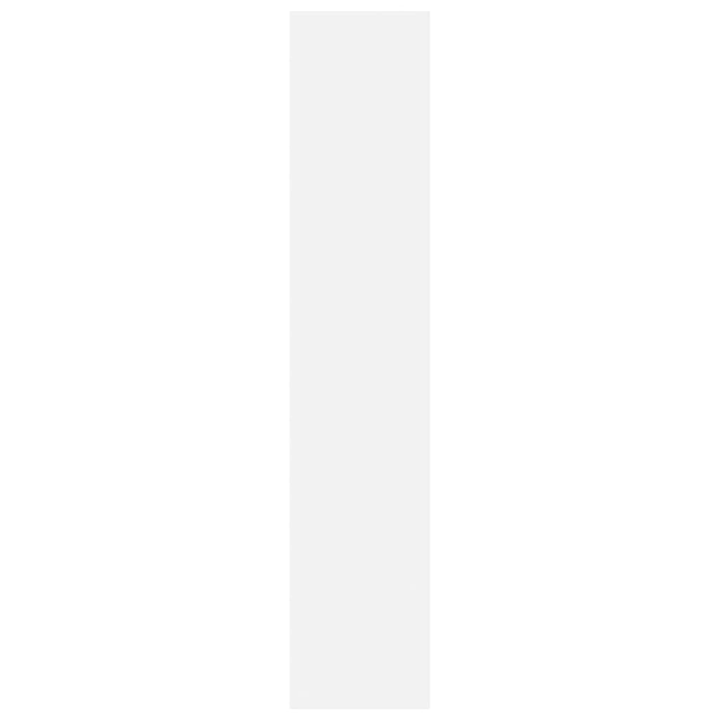 Wall Shoe Cabinet White 31.5x7.1x35.4" Engineered Wood