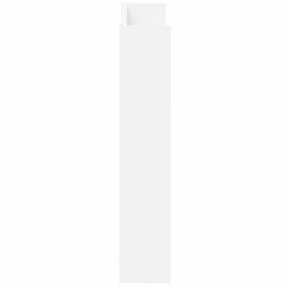 Wall Shoe Cabinets 2 pcs White 31.5"x7.1"x35.4" Engineered Wood