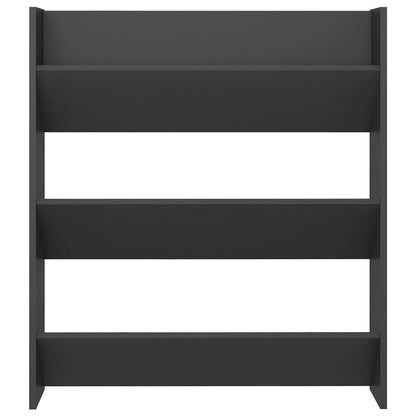 Wall Shoe Cabinet Gray 31.5"x7.1"x35.4" Engineered Wood