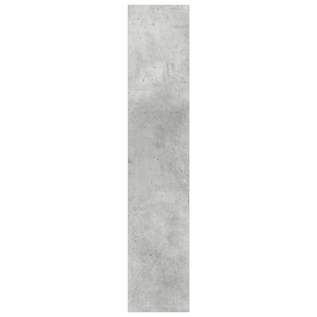 Wall Shoe Cabinet Concrete Gray 31.5"x7.1"x35.4" Engineered Wood