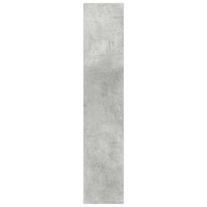 Wall Shoe Cabinet Concrete Gray 31.5"x7.1"x35.4" Engineered Wood