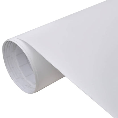 Car Films 2 pcs Matt White 39.4x59.1"+19.7x59.1"