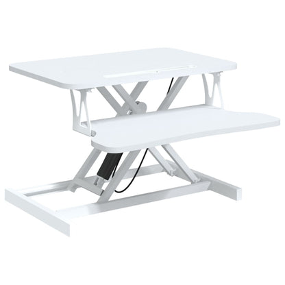 Adjustable Workstation White Steel, Engineered wood Adjustable