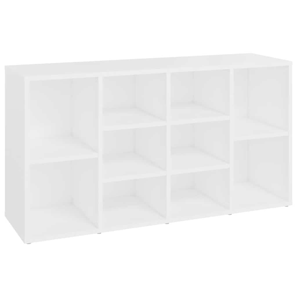 Shoe Bench White 40.6x11.8x21.7" Engineered Wood