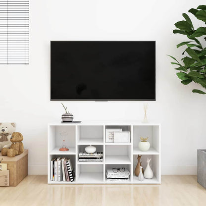 Shoe Bench White 40.6x11.8x21.7" Engineered Wood