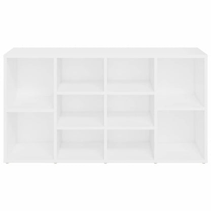 Shoe Bench White 40.6x11.8x21.7" Engineered Wood